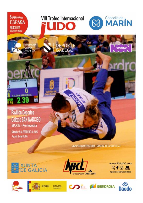 1 medalla de Plata y tres 5º Puestos en la Supercopa de España Absoluta de Galicia. Marin 15-02-25. RESULTADOS